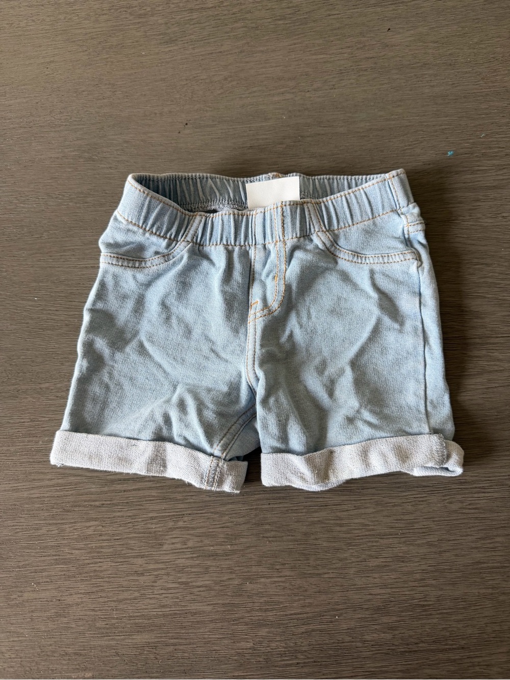 Cat & Jack Light Blue Knit Denim Shorts